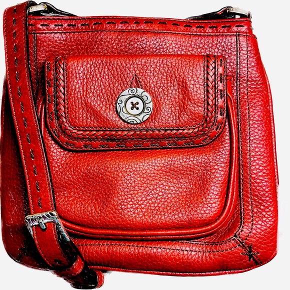 Brighton Bags Brighton Red Leather Purse Shoulder Bag Soft Supple